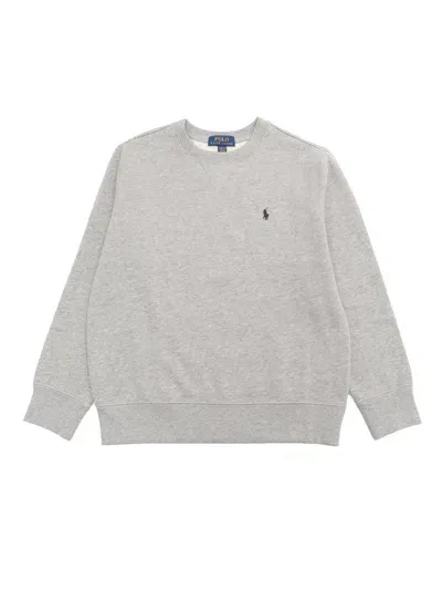 Polo Ralph Lauren Kids' Ls Cn-tops-knit In Gray