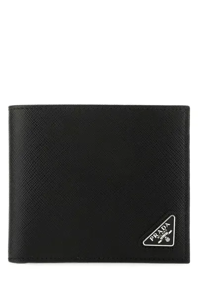 Prada Black Leather Wallet