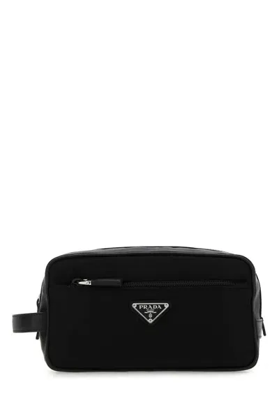 Prada Black Re-nylon Beauty Case