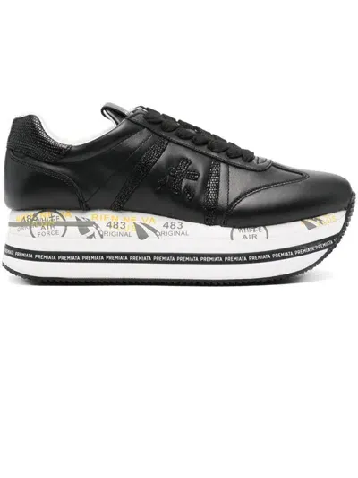 Premiata Black Beth Sneakers