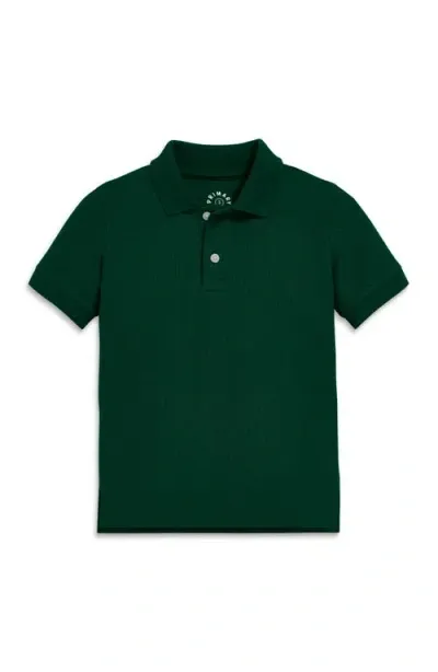 Primary Short Sleeve Pique Polo In Ivy