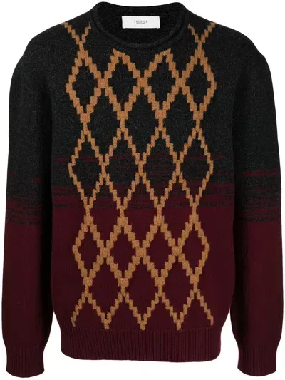 Pringle Of Scotland Argyle-pattern Wool Jumper In Multi