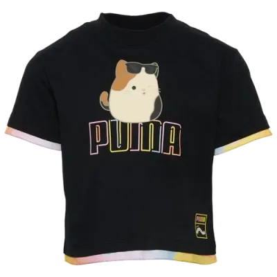 Puma Girls Preschool   X Squishmallows Jersey Fashion T-shirt In Gold/black