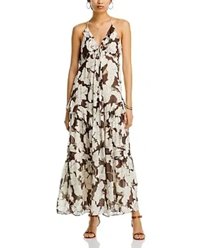 Rails Boa Ruffled Maxi Dress In Multi