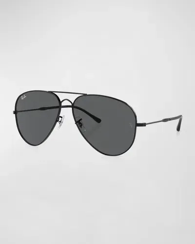 Ray Ban Ray-ban Ray-ban Old Aviator Rb3825 002/b1 In Black