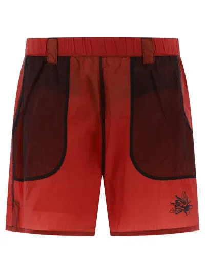 Rayon Vert Ceramic Short In Red