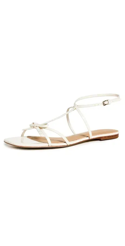 Reformation Maya Bow Sandal In White