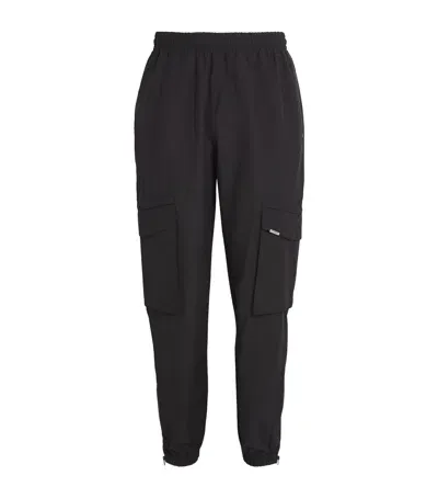 Represent Tech Cargo Trousers In Black