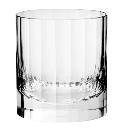 Richard Brendon Fluted Double Old Fashioned Tumbler In Transparent