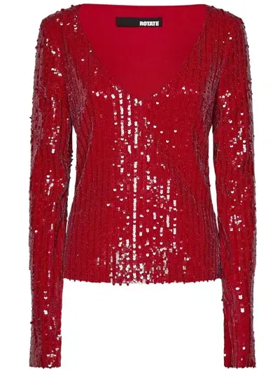 Rotate Birger Christensen Top In Red