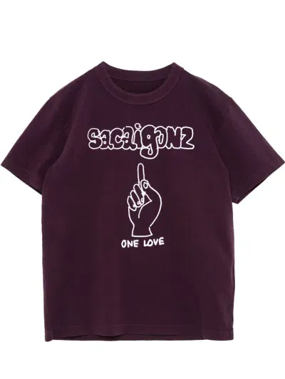 Sacai Gonz T-shirt In Purple