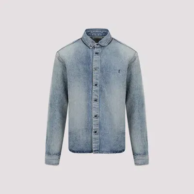 Saint Laurent Relaxed Shirt M In Grey