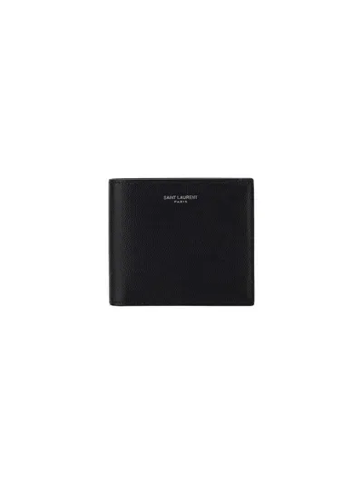 Saint Laurent Wallet In Black