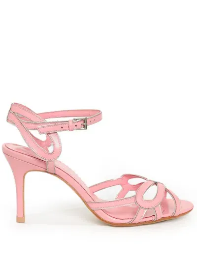 Sarah Chofakian 75mm Iluka Sandals In Pink