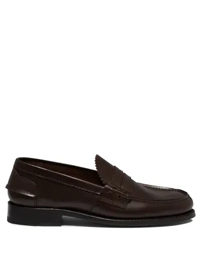 Saxone Of Scotland Arran Loafers & Slippers In Brown