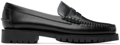 Sebago Black Dan Lug Loafers