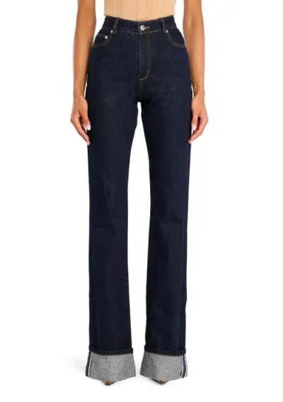 Ser.o.ya Ashton High Rise Slim Flare Jean In Blue