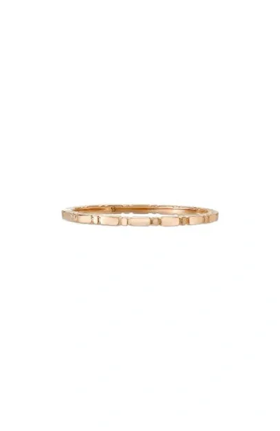 Sethi Couture Agnes Small Band Ring In Rose Gold