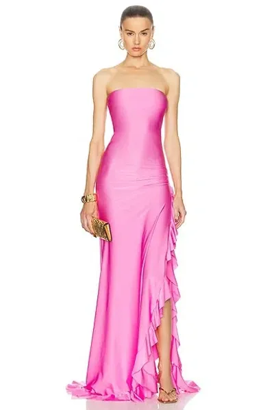 Shani Shemer Shawn Maxi Dress In Pink Macaron