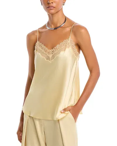 Simkhai Erika Silk Lace Cami In Butter