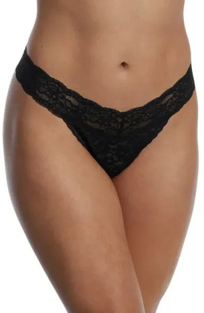 Skarlett Blue Goddess Lace Thong In Black