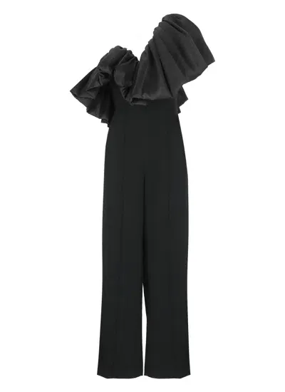 Solace London Perla Jumpsuit In Black