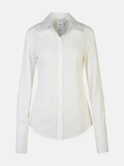 Sportmax Kids' 'oste' White Cotton Shirt