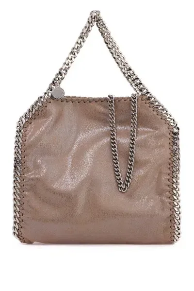 Stella Mccartney Falabella Metallic Chain In Pink