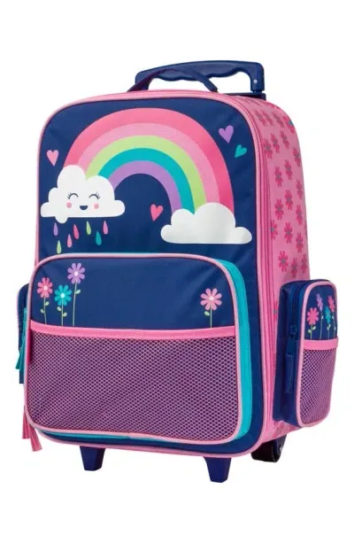 Stephen Joseph 18-inch Rolling Suitcase In Rainbow