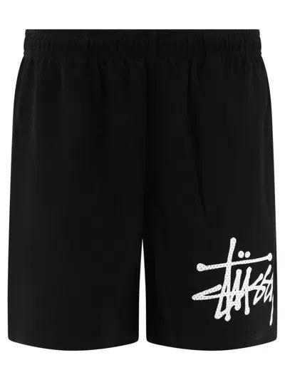 Stussy Stüssy "big Basic Mesh" Shorts In Black