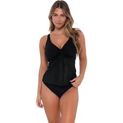 Sunsets Forever Tankini-36d/38c In Black