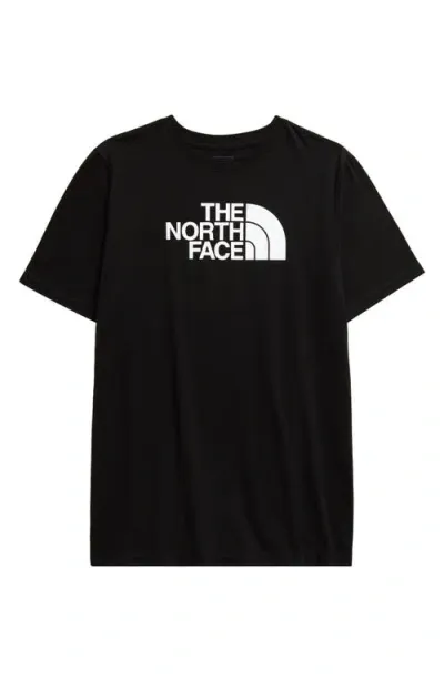 The North Face Kids' Half Dome Logo Graphic T-shirt In Tnf Black/tnf White