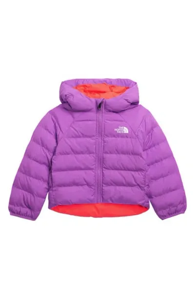 The North Face Kids' Perrito Reversible Water Repellent Jacket In Dragonfruit