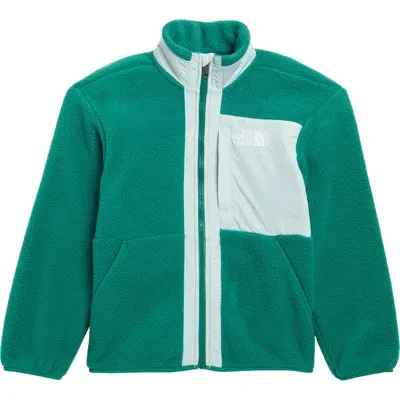 The North Face Kids' Yumiori Full Zip Fleece Jacket In Evergreen