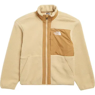 The North Face Kids' Yumiori Full Zip Fleece Jacket In Khaki Stone