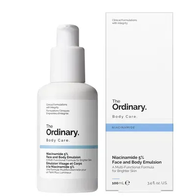 The Ordinary Niacinamide 5% Face And Body Emulsion 100ml In White