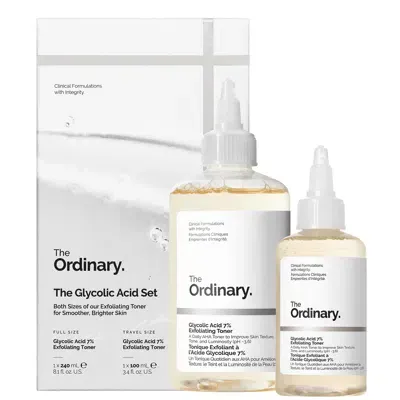 The Ordinary The Glycolic Acid Set In White