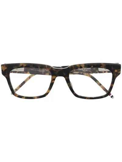 Thom Browne Brown Black Glasses