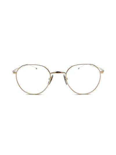 Thom Browne Ueo914a/g0001 Eyewear In White Gold