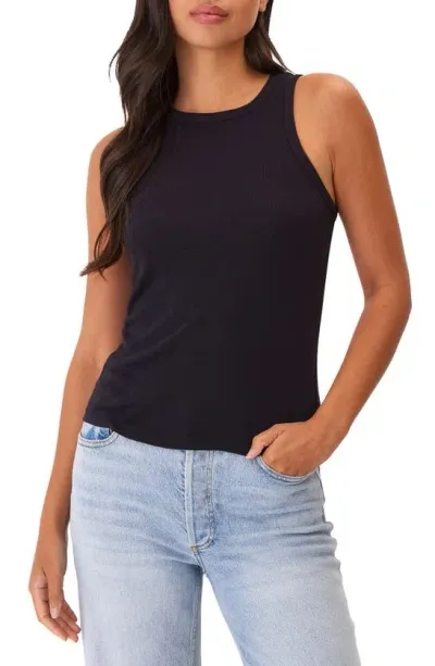 Threads 4 Thought Bailey Feather Ribbed Tank In Black