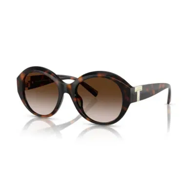 Tiffany & Co . Round Frame Sunglasses In Black