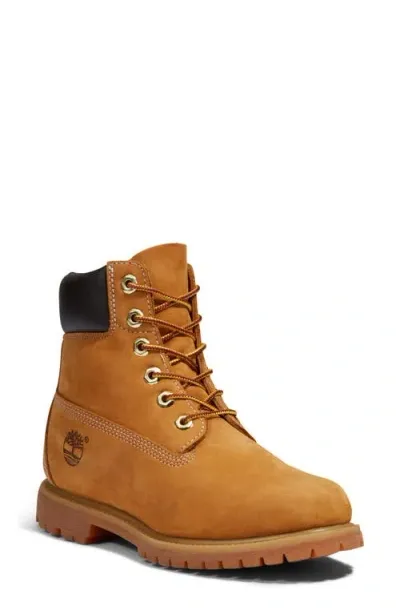 Timberland Womens Premium 6 Inch Waterproof Boots In Wheat