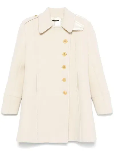 Tom Ford Brushed Peacoat In White