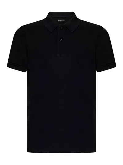 Tom Ford Polo Shirt In Black