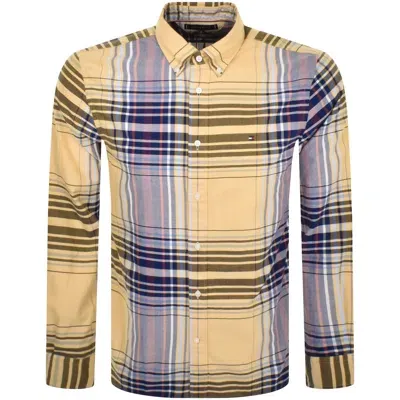 Tommy Hilfiger Oxford Check Shirt Yellow