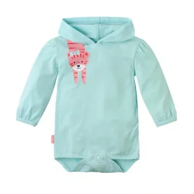 Uv Skinz Babies'  Hooded Sunzie In Blue