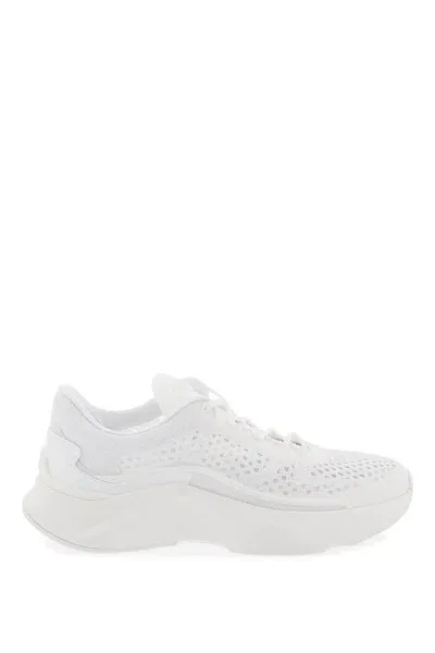 Valentino Garavani White True Actress Mesh Sneakers In Multicolor