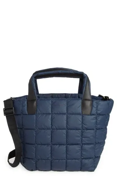 Veecollective Medium Porter Water Repellent Quilted Tote In Blue