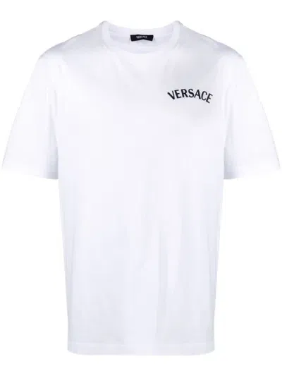 Versace White  Milano Stamp T-shirt