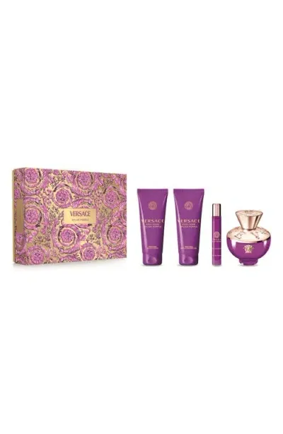 Versace Dylan Purple Eau De Parfum 4-piece Gift Set $215 Value In No Color